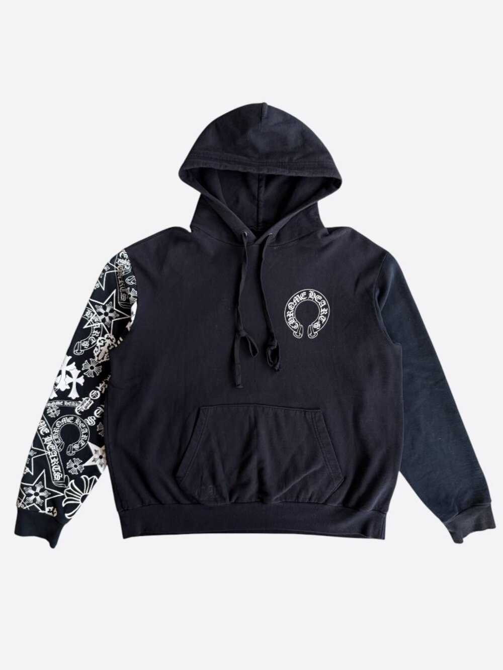 Chrome Hearts Black & White Stencil Hoodie